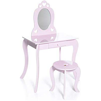 Table With Mirror Kids Table Set Table With Drawers