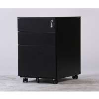 3 drawer mobile file cabinet,metal mobile pedestal