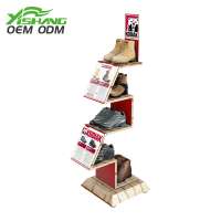 Wood cupboard modern shoe display stand rack shelf designs