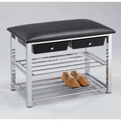 Shoe Rack Bench with drawers