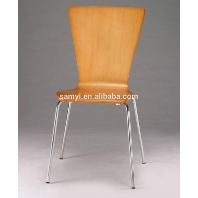 Chrome Metal Restaurant Dining Chair