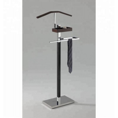 Wooden Metal Suit Valet Stand