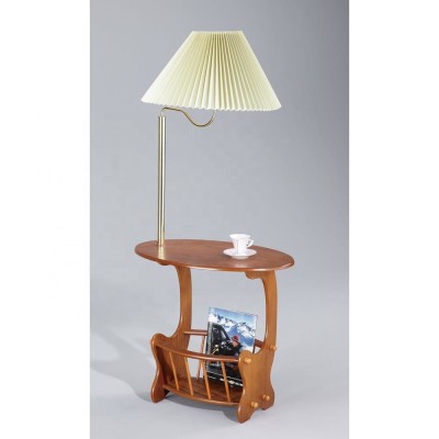 Magazine Rack with Lamp