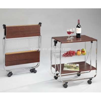 Folding Kitchen Trolley Cart